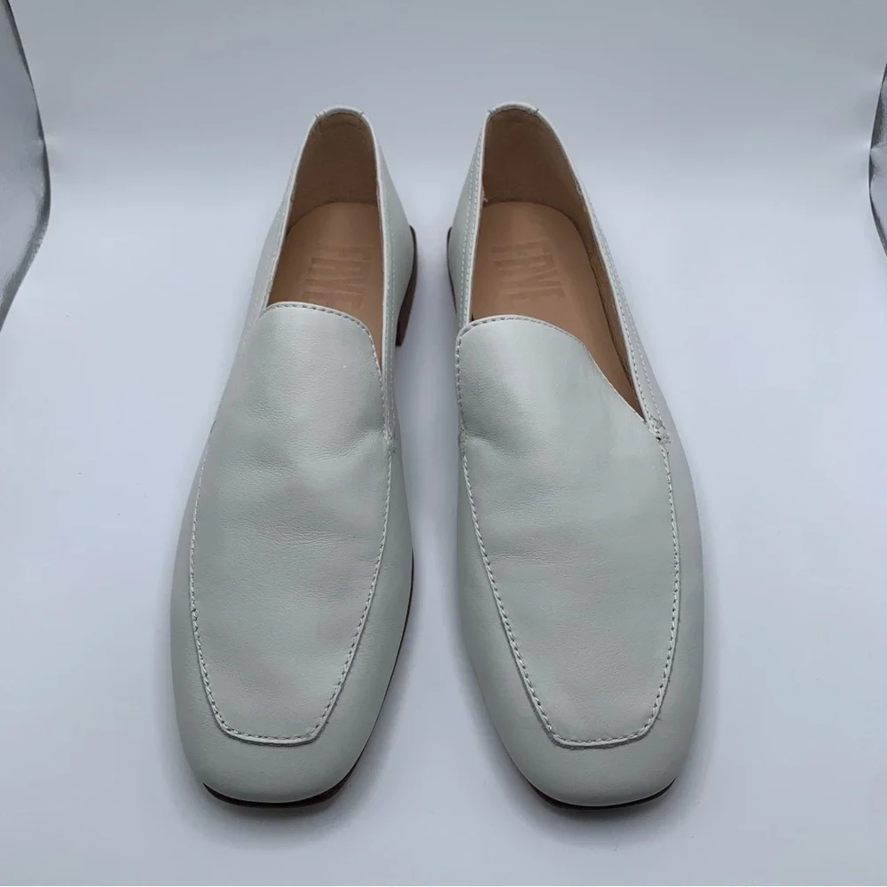 NWB Frye Women's Claire Venetian Leather Loafers white size 6.5M 1708 - Picture 5 of 12